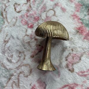 Anthro Gold Mushroom Decor